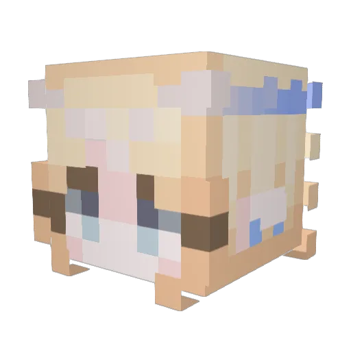 zorenmasz Minecraft avatar head, 3D render