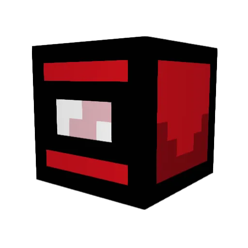 zorinitybad Minecraft avatar head, 3D render