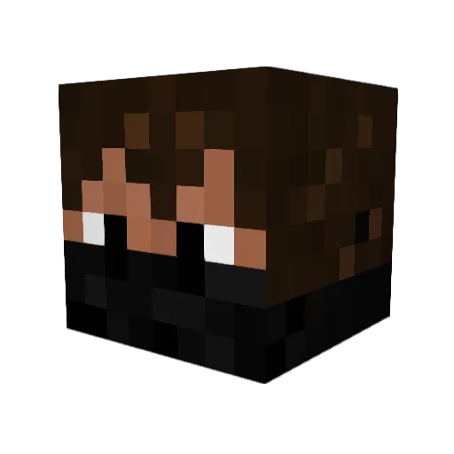 zork1307 Minecraft avatar head, 3D render