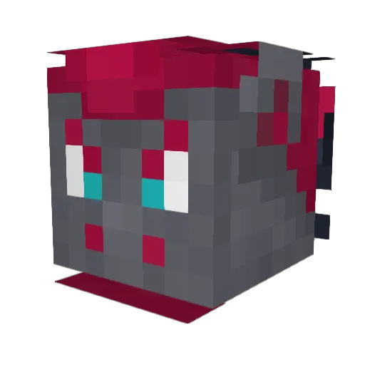 zoroak123 Minecraft avatar head, 3D render