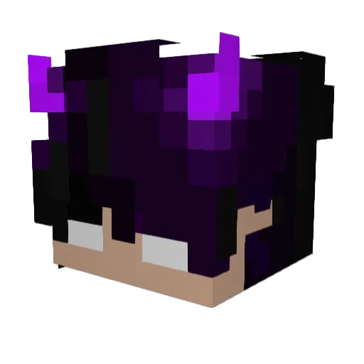 zorraa Minecraft avatar head, 3D render