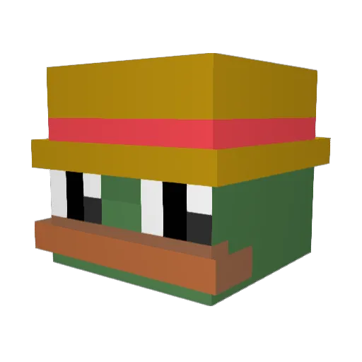 zortrex_sfc Minecraft avatar head, 3D render