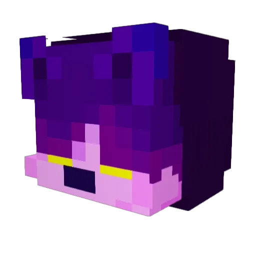 zorvaw Minecraft avatar head, 3D render