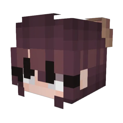 zosennnnn Minecraft avatar head, 3D render