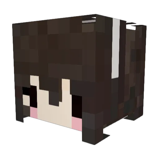 zosia1k Minecraft avatar head, 3D render