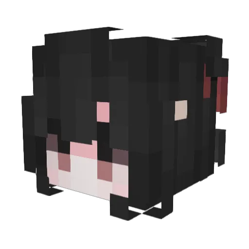 zossy Minecraft avatar head, 3D render