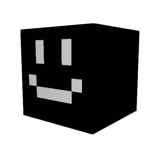 zou3timneru Minecraft avatar head, 3D render