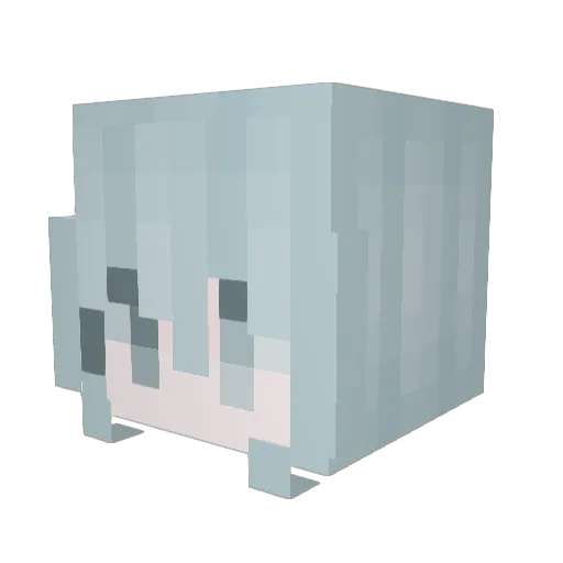 zoulszz Minecraft avatar head, 3D render