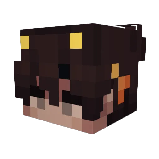 zowll_ Minecraft avatar head, 3D render