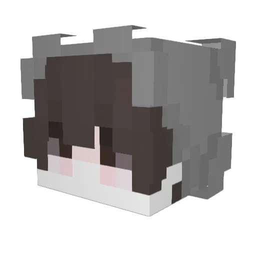 zowth Minecraft avatar head, 3D render