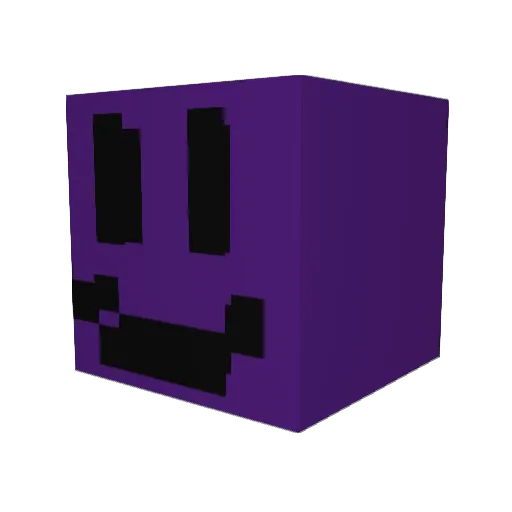 zox1212 Minecraft avatar head, 3D render