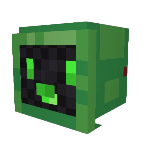 zox5000 Minecraft avatar head, 3D render