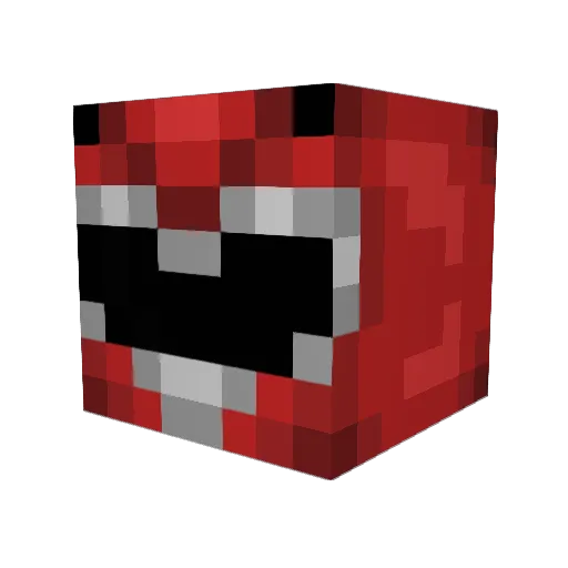 zoxd Minecraft avatar head, 3D render