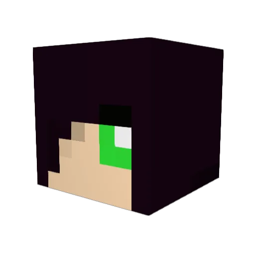 zozer1234 Minecraft avatar head, 3D render