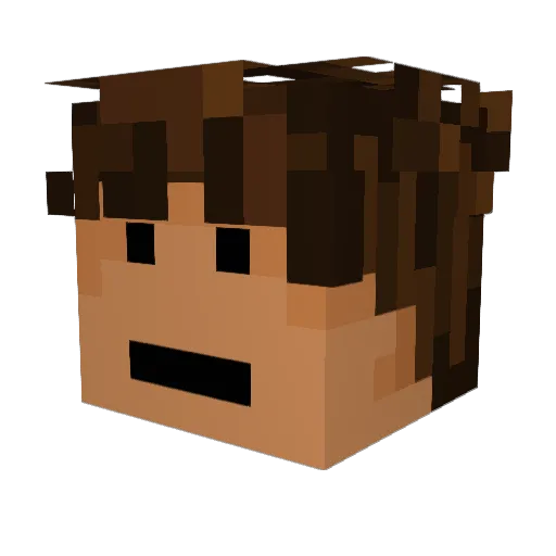 zozo643006 Minecraft avatar head, 3D render
