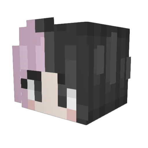 zoztek Minecraft avatar head, 3D render