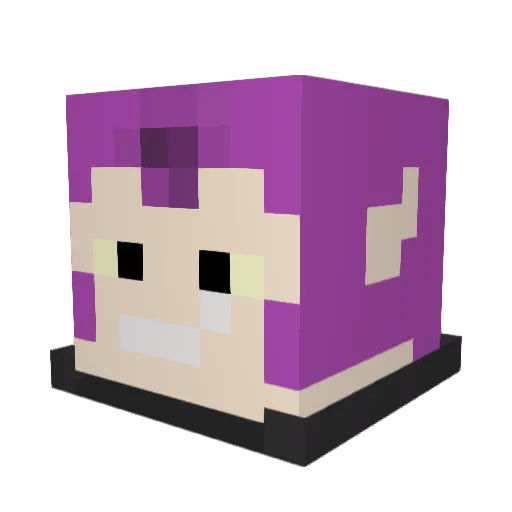 zpaipio Minecraft avatar head, 3D render