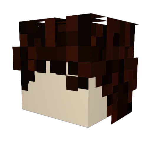 zpco Minecraft avatar head, 3D render