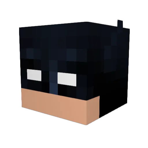 zpmwastaken Minecraft avatar head, 3D render