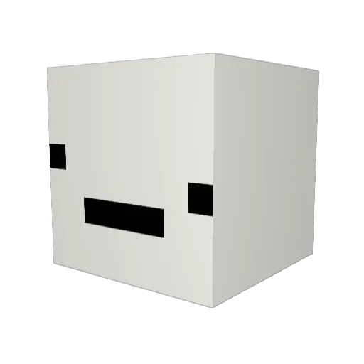 zppiru Minecraft avatar head, 3D render