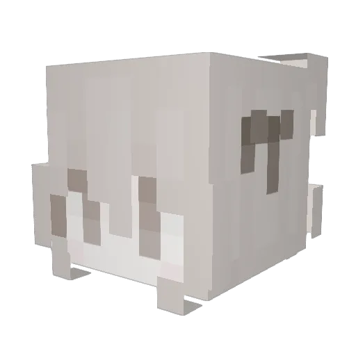 zqila Minecraft avatar head, 3D render