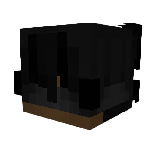 zqone Minecraft avatar head, 3D render