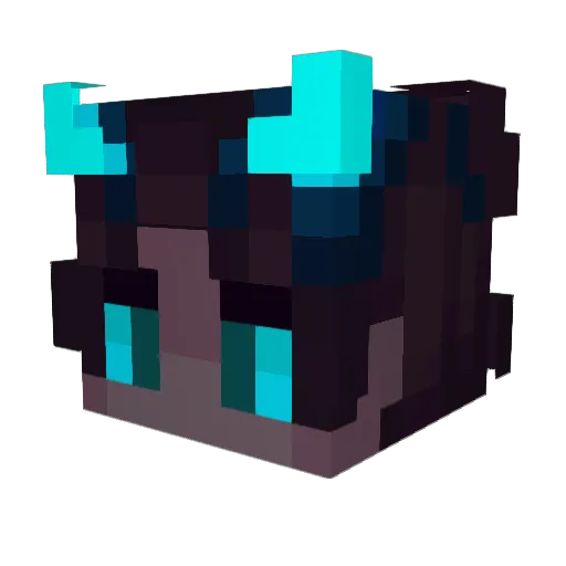 zqtw8 Minecraft avatar head, 3D render