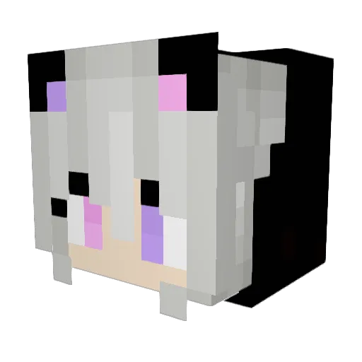 zradc Minecraft avatar head, 3D render
