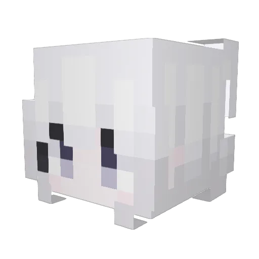 zreos Minecraft avatar head, 3D render