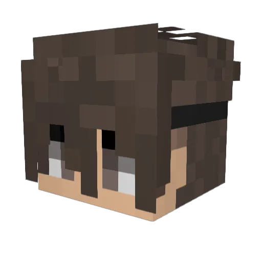 zretz Minecraft avatar head, 3D render