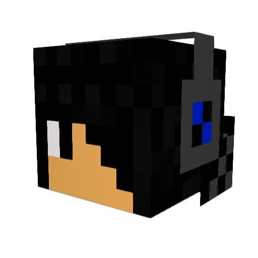 zrickywsk Minecraft avatar head, 3D render