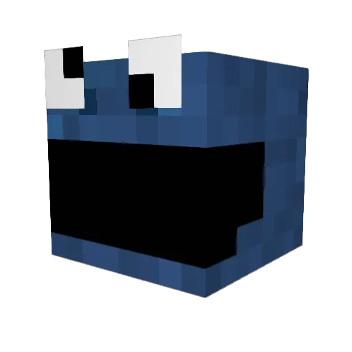 zrn234 Minecraft avatar head, 3D render
