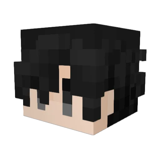 zroScatha Minecraft avatar head, 3D render