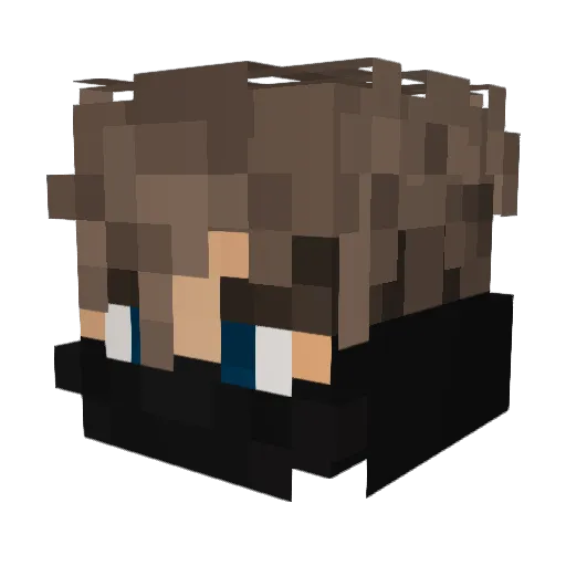 zsalo Minecraft avatar head, 3D render