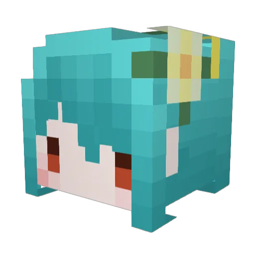 zsam0788 Minecraft avatar head, 3D render