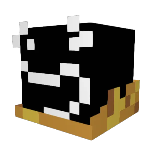 zsherfbx Minecraft avatar head, 3D render