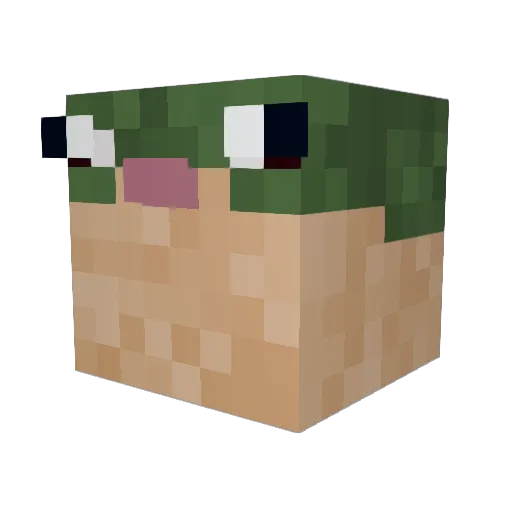 zsquared68 Minecraft avatar head, 3D render