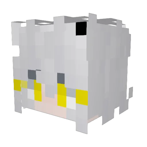 zstg Minecraft avatar head, 3D render