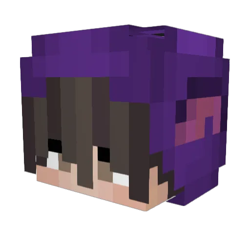 zsyo Minecraft avatar head, 3D render