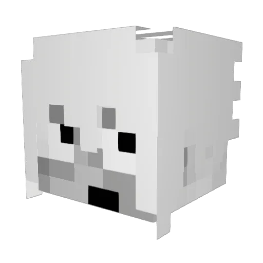 zt9r Minecraft avatar head, 3D render