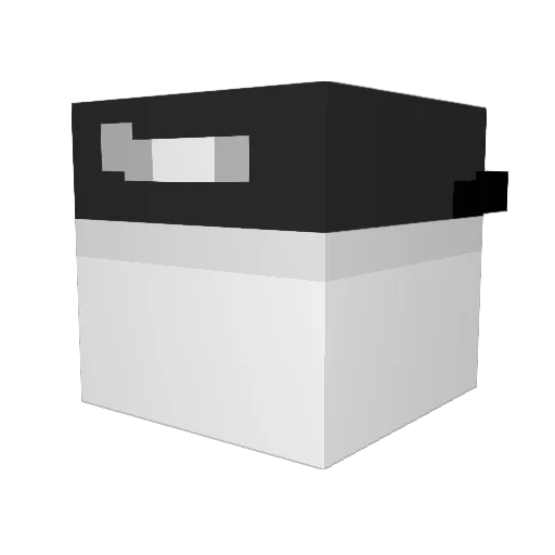 ztbread Minecraft avatar head, 3D render