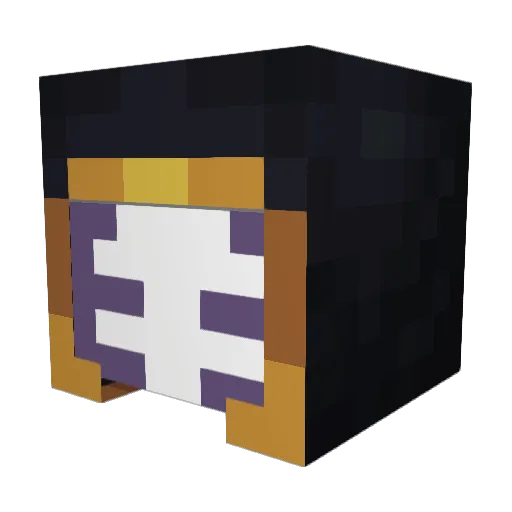 ztephanx Minecraft avatar head, 3D render