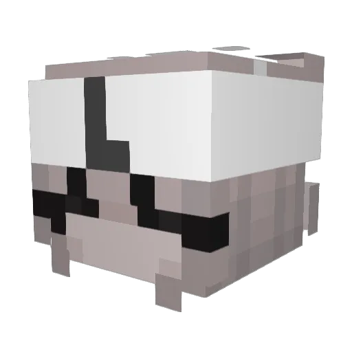 ztk0216 Minecraft avatar head, 3D render