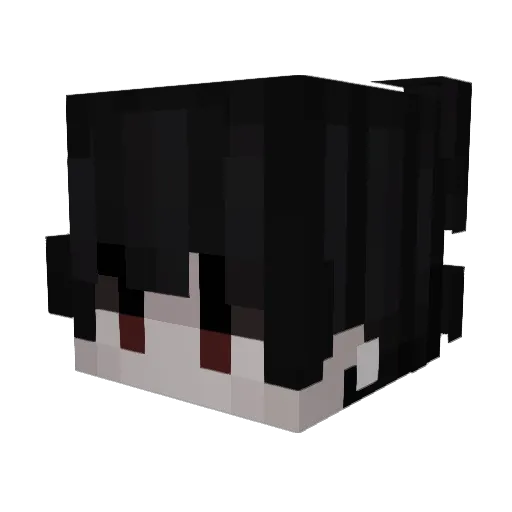 ztku Minecraft avatar head, 3D render