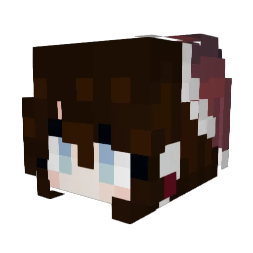 ztolook Minecraft avatar head, 3D render