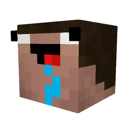 ztormicle Minecraft avatar head, 3D render