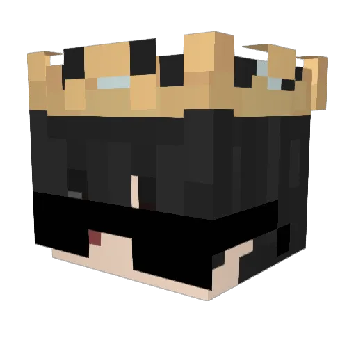 ztxcd Minecraft avatar head, 3D render