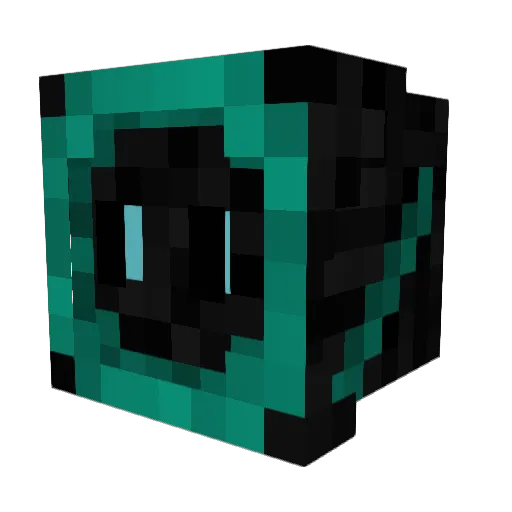 zu7000 Minecraft avatar head, 3D render