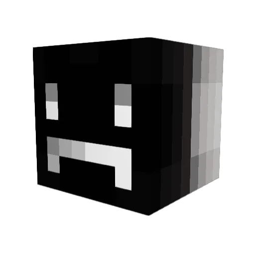 zu_Klein Minecraft avatar head, 3D render
