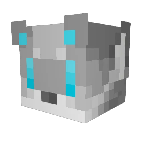 zubachi Minecraft avatar head, 3D render